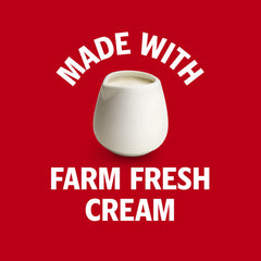 Creamy soup pour showing Campbell's texture and smooth consistency benefit