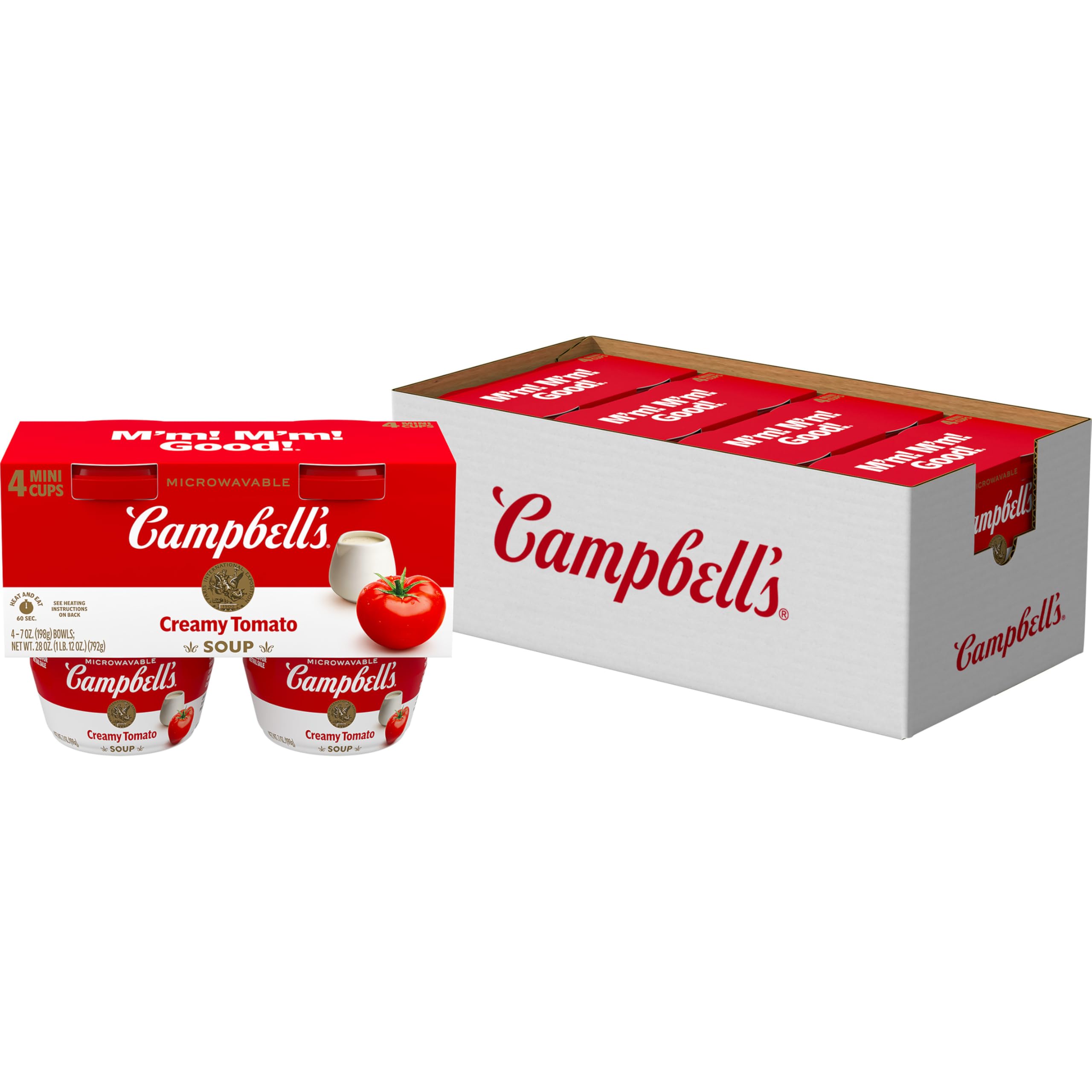 Campbell's bowl front packaging showing product for quick meals
