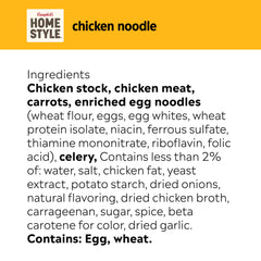 Campbell's Homestyle soup in bowl ready to eat, showing convenient serving