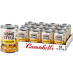Campbell's Homestyle front can showing label and comfort appeal