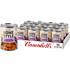 Campbell's Homestyle front packaging showing can label and bold branding, quick meal choice