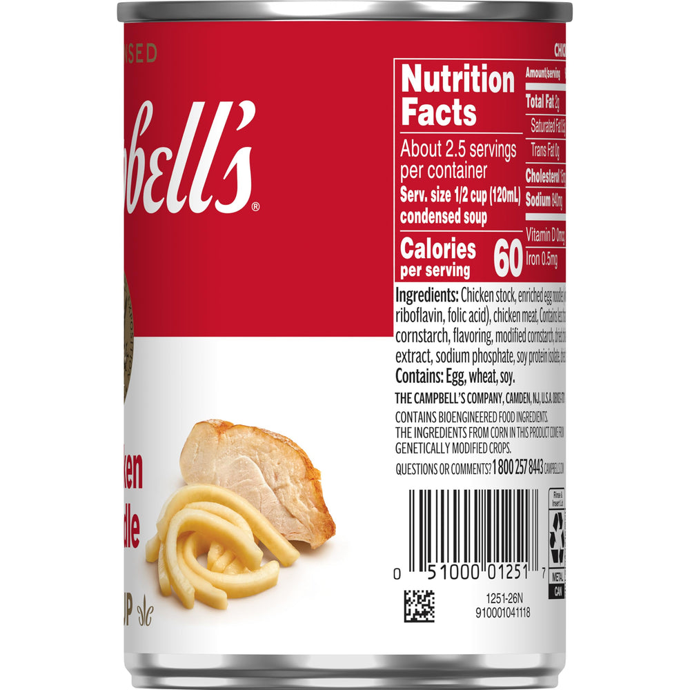 Campbell’s 48-pack stacked in pantry demonstrating bulk storage convenience