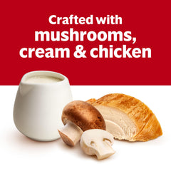 Campbell's soup poured over casserole to show recipe versatility benefit