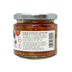 CAMPO D'ORO caponata spooned into bowl ready to serve and enjoy