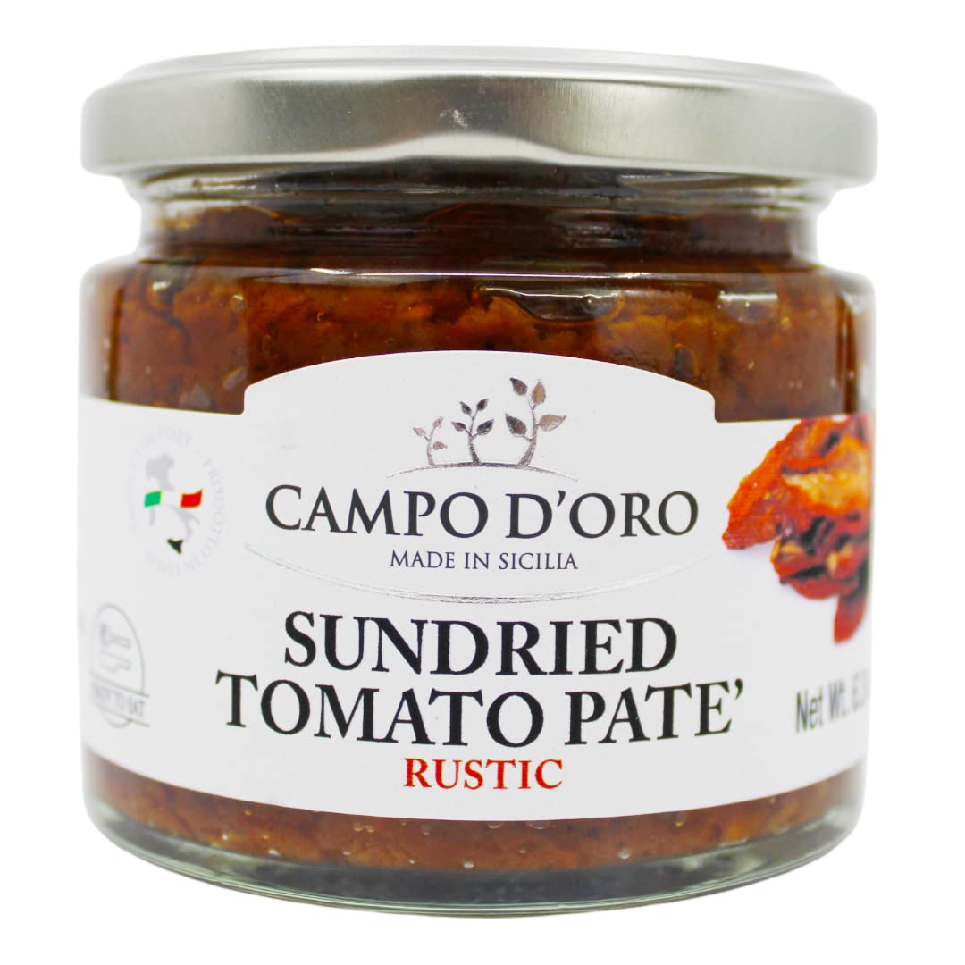 CAMPO D'ORO jar front packaging showing label and olive oil preservation benefit