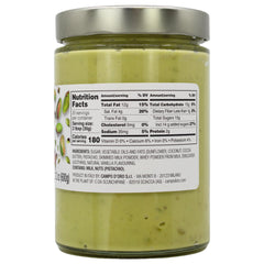 CAMPO D'ORO jar lid and label detail emphasizing authentic ingredients and quality