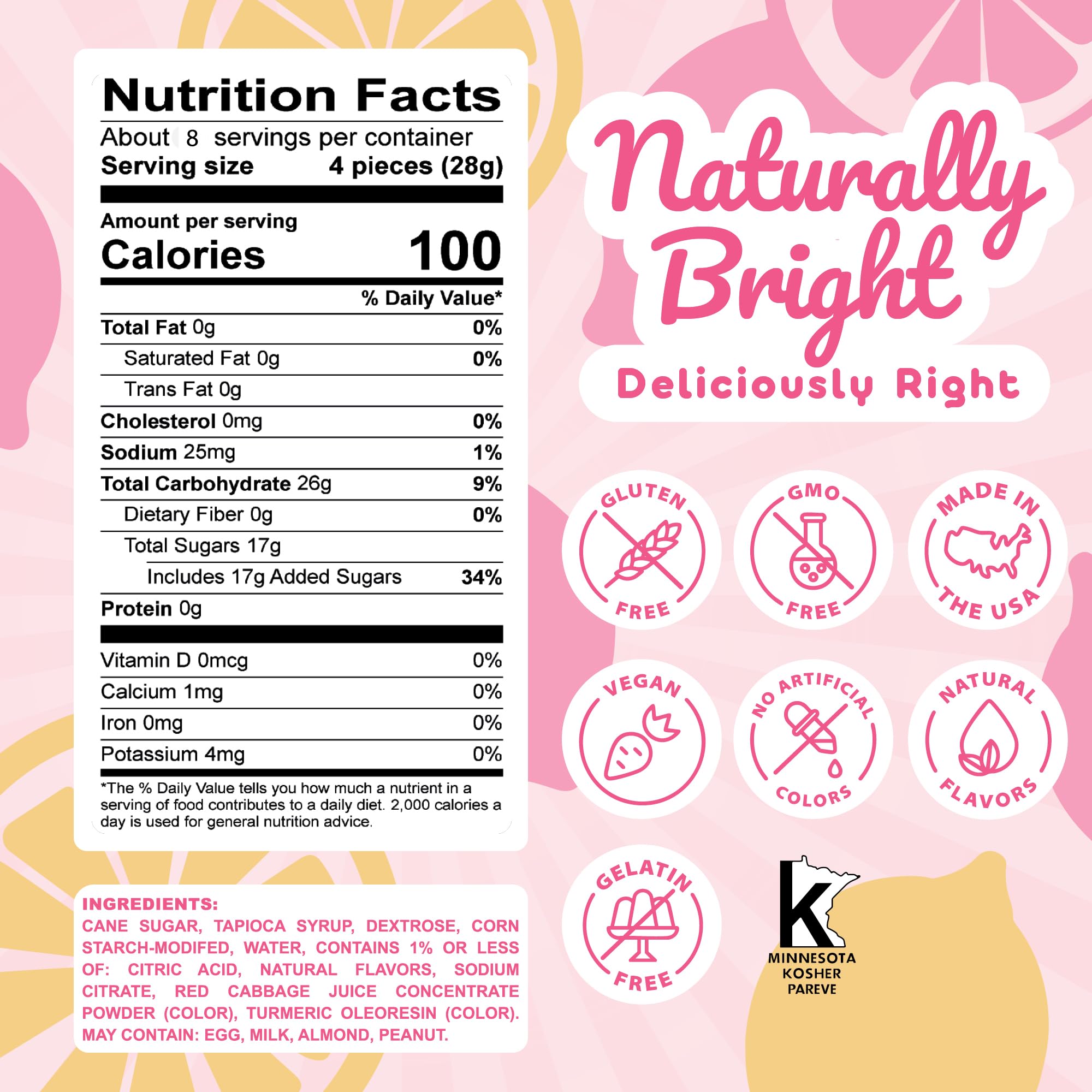 Candifi ring cross-section revealing chewy center and flavor contrast