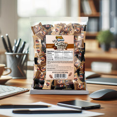 CANDY BREAK single piece individually wrapped to highlight freshness and easy sharing