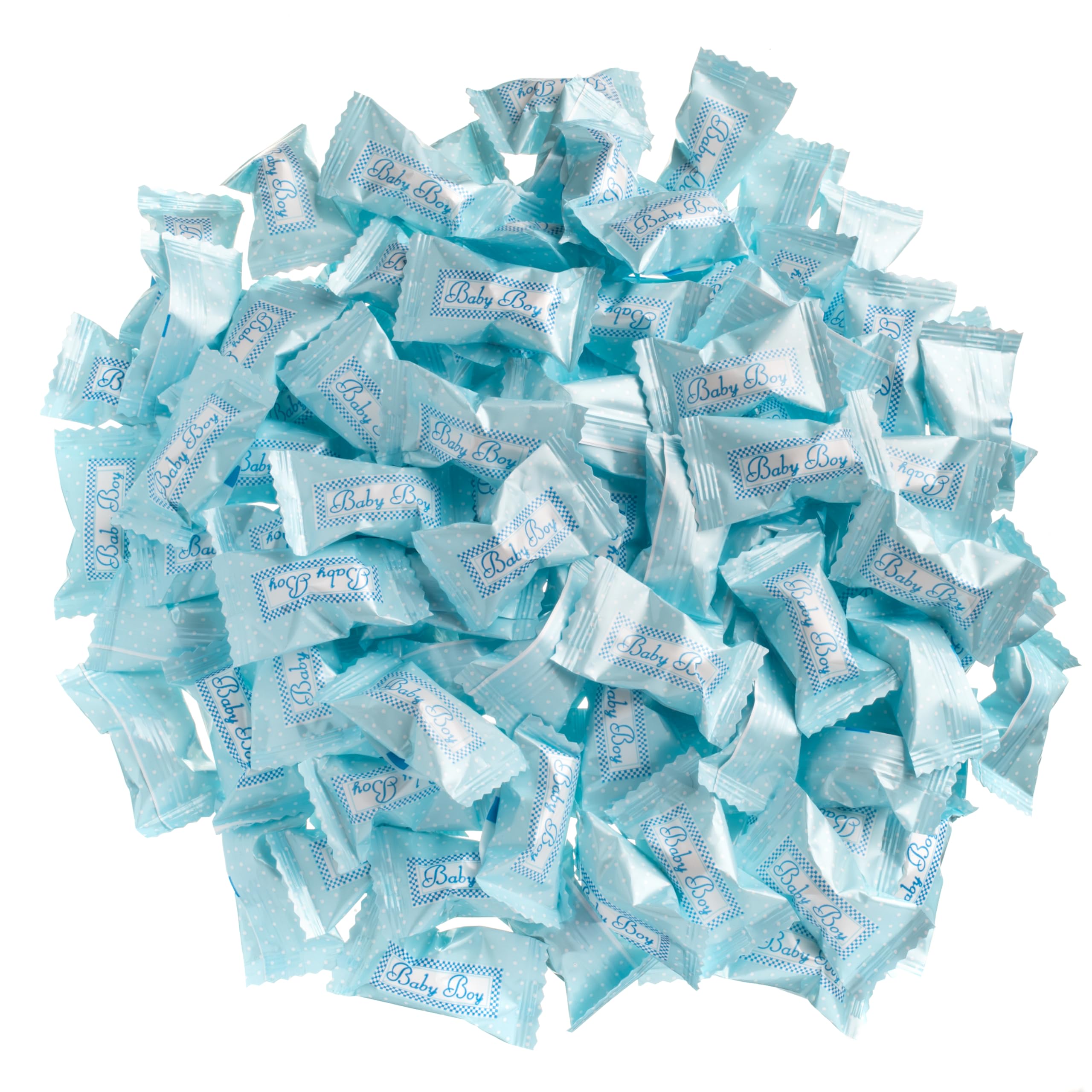 Candy Envy mints arranged in favor bags ready to hand out at showers and celebrations