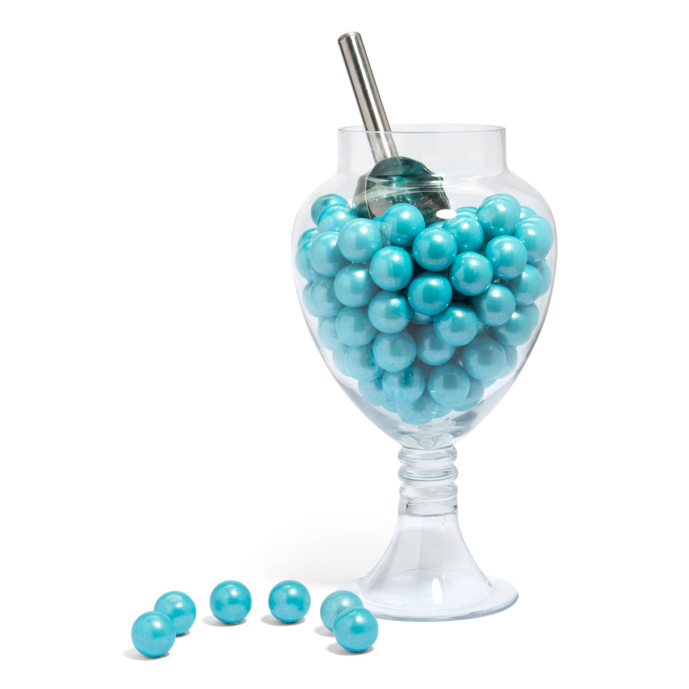 Candy Envy favor bags filled with gumballs showing gift-ready presentation for guests
