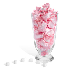 Candy Envy mints in a glass jar for elegant favor display