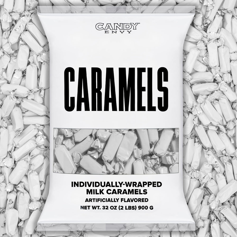 Candy Envy front packaging shows two‑pound bag and easy‑serve bulk benefit