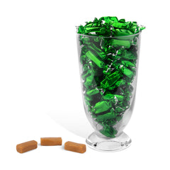 Candy Envy held in hand to show scale and portion size