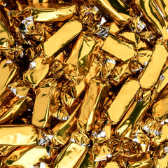 Candy Envy open bag with many individually wrapped caramels, easy‑serve convenience benefit