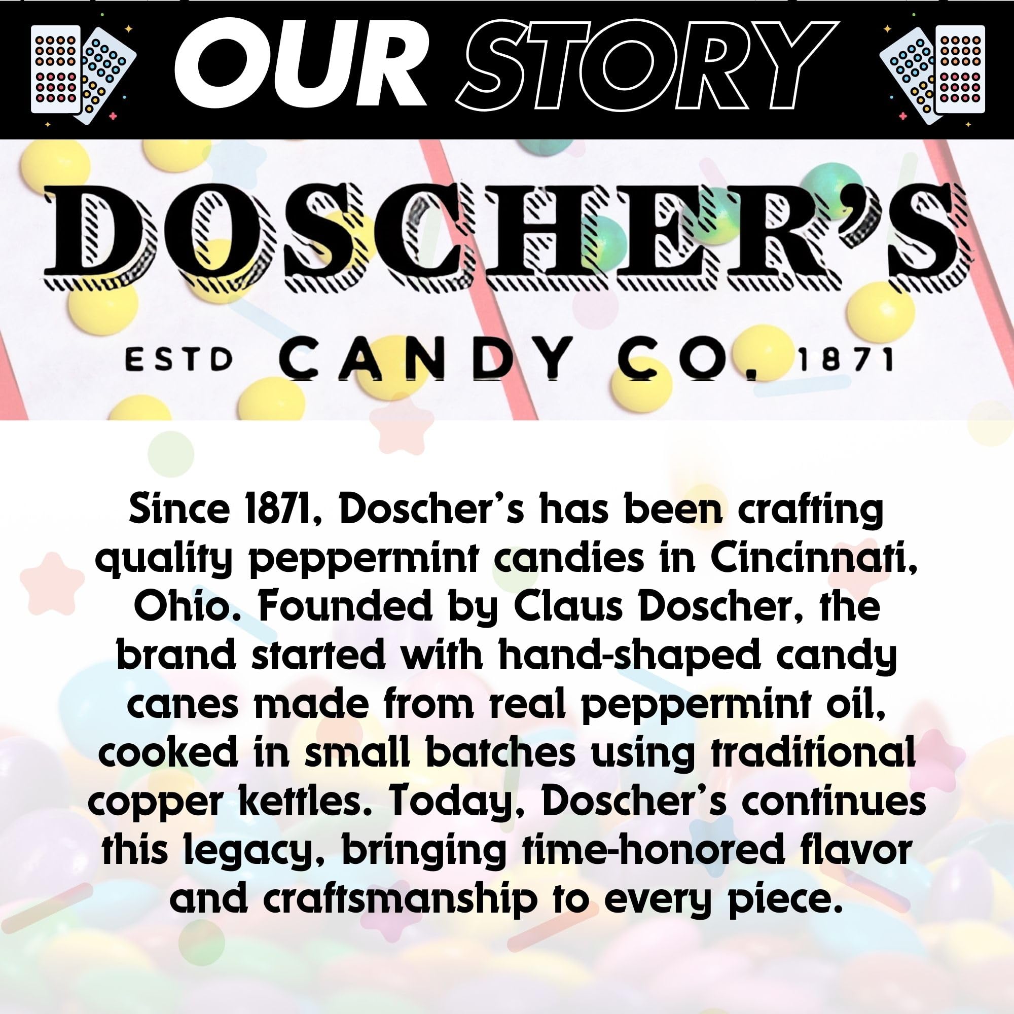 Candy House label and contents visible indicating ingredient clarity and freshness