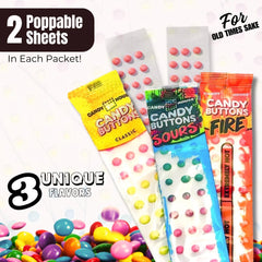 Candy House two opened strips laid flat showing portion control and shareability