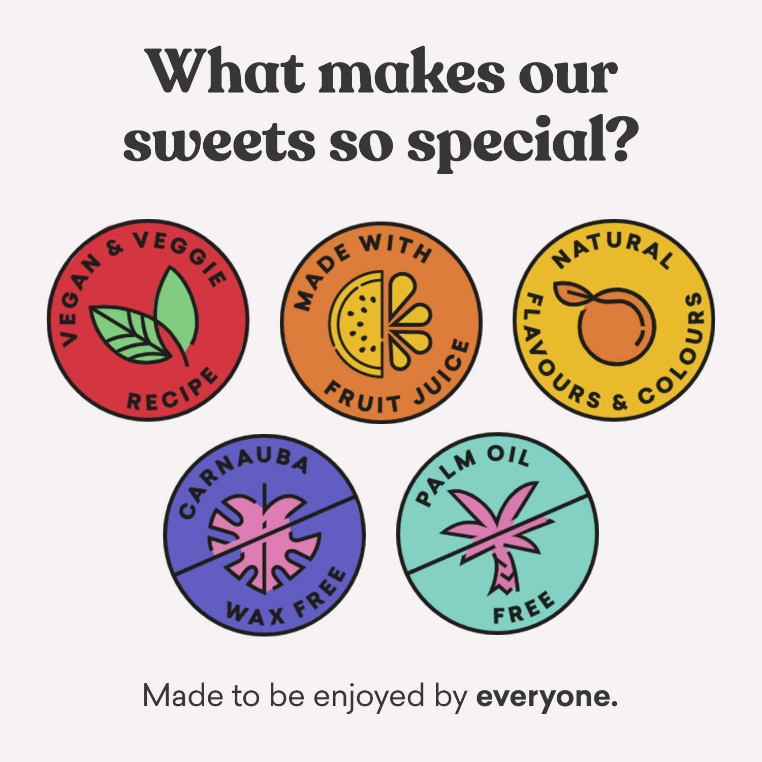 Candy Kittens bag held in hand to show size and portable snack benefit