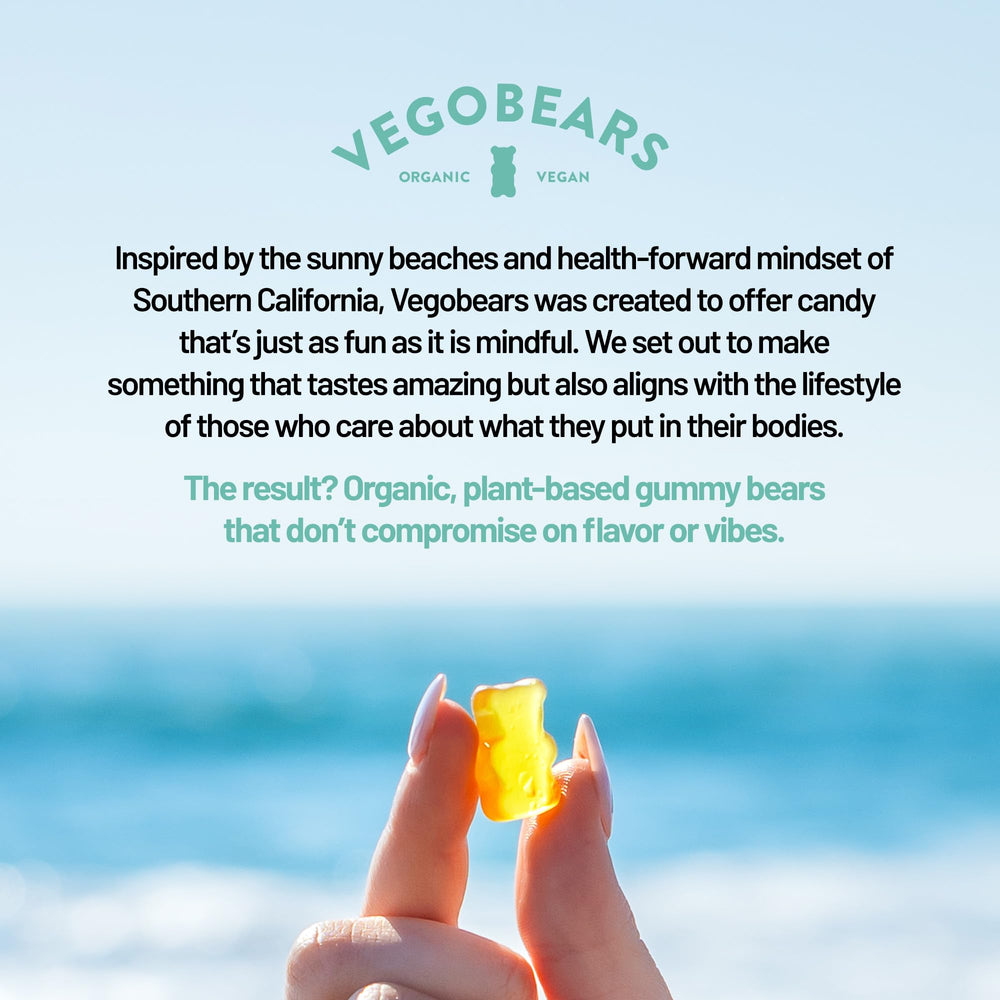 Candy People VegoBears resealable zipper detail showing freshness retention benefit