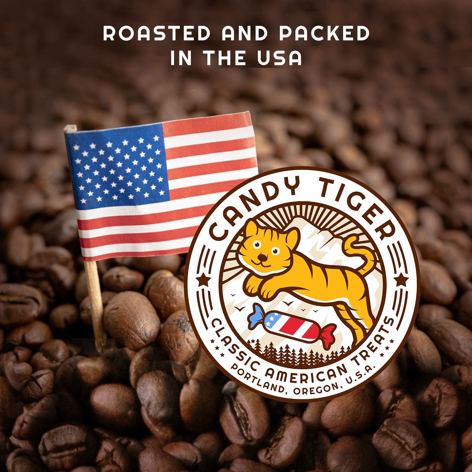 CANDY TIGER coffee cup on table lifestyle shot conveying relaxed morning ritual