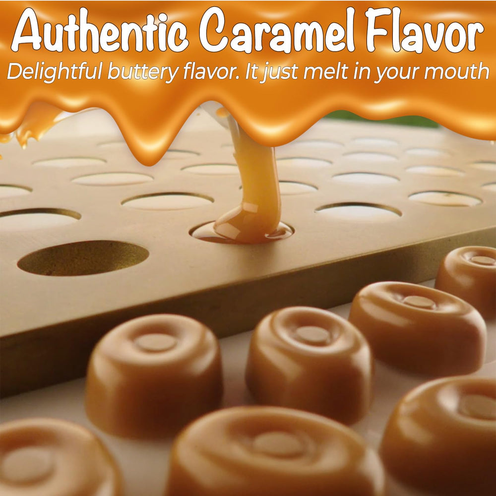 Candy Variety Pack close-up of candy texture highlighting rich caramel