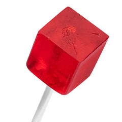 Candy Envy pops displayed upright in a clear jar for attractive buffet presentation
