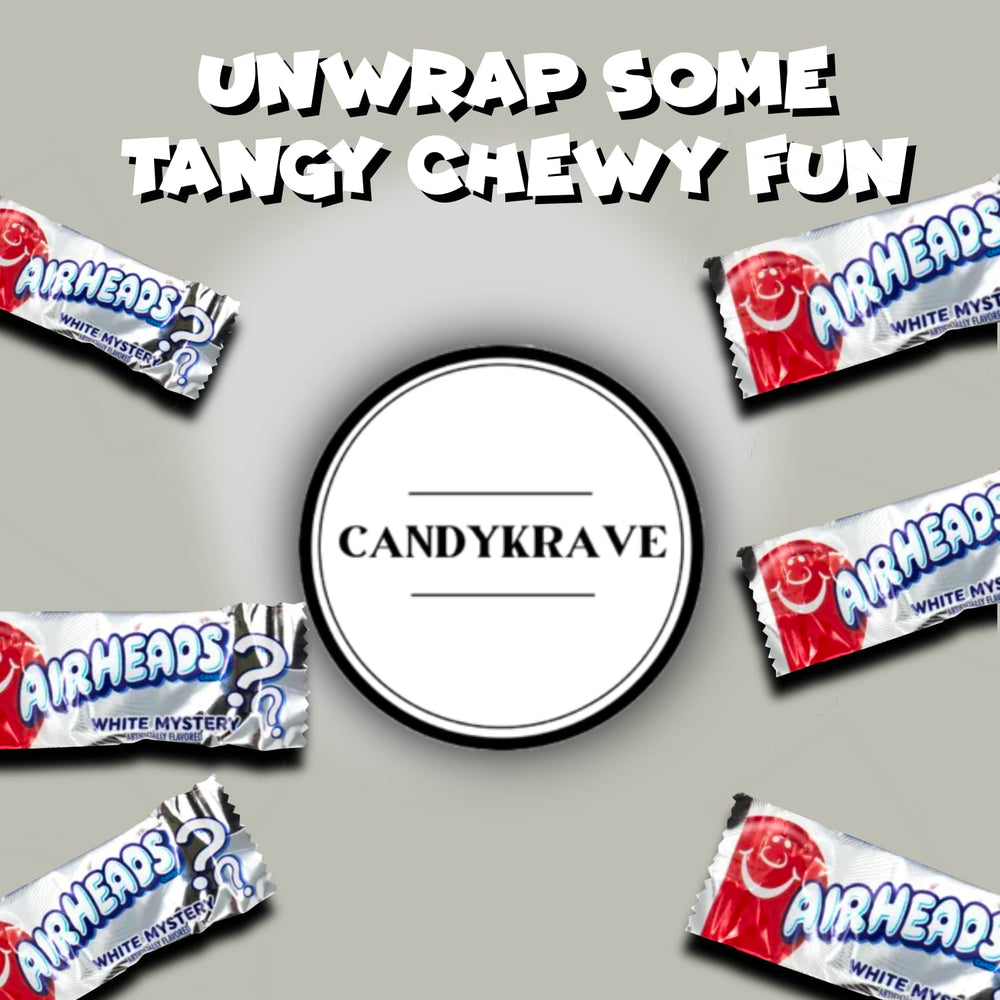 CandyKrave Airheads spread of individually wrapped minis ready to serve