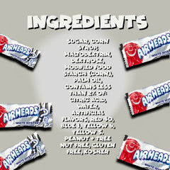 CandyKrave Airheads single unwrapped close-up showing chewy texture benefit