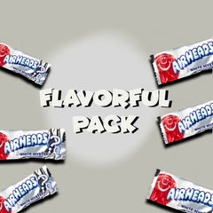 CandyKrave Airheads wrapper detail highlighting freshness and portability