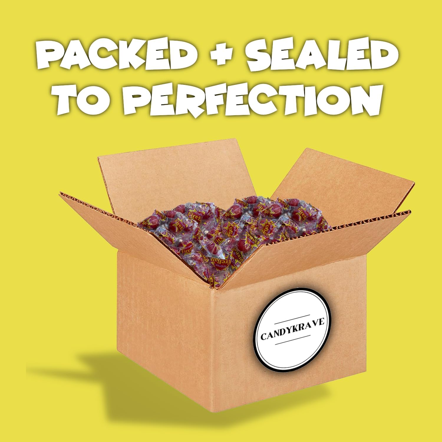 CandyKrave Atomic Fireballs individually wrapped pieces for freshness and convenient sharing