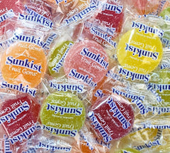 Candylish front of bag showing colorful citrus gems, perfect for parties