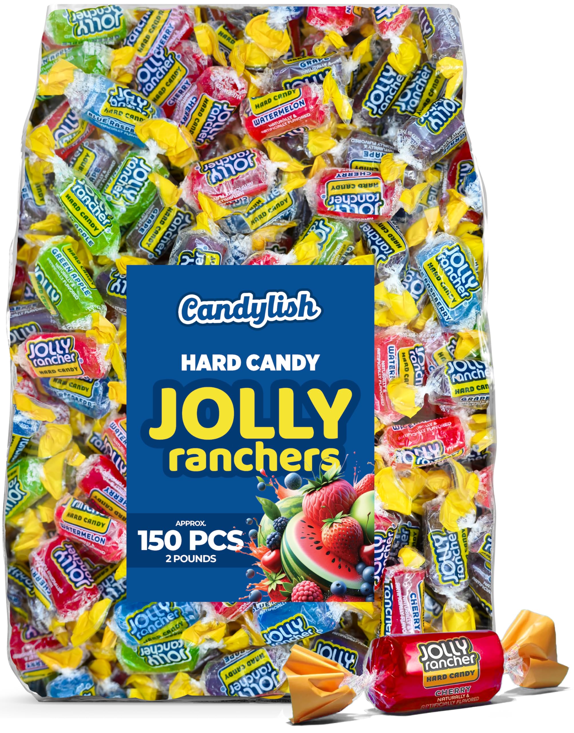 Candylish Jolly Ranchers front package showing vibrant flavors and bulk value