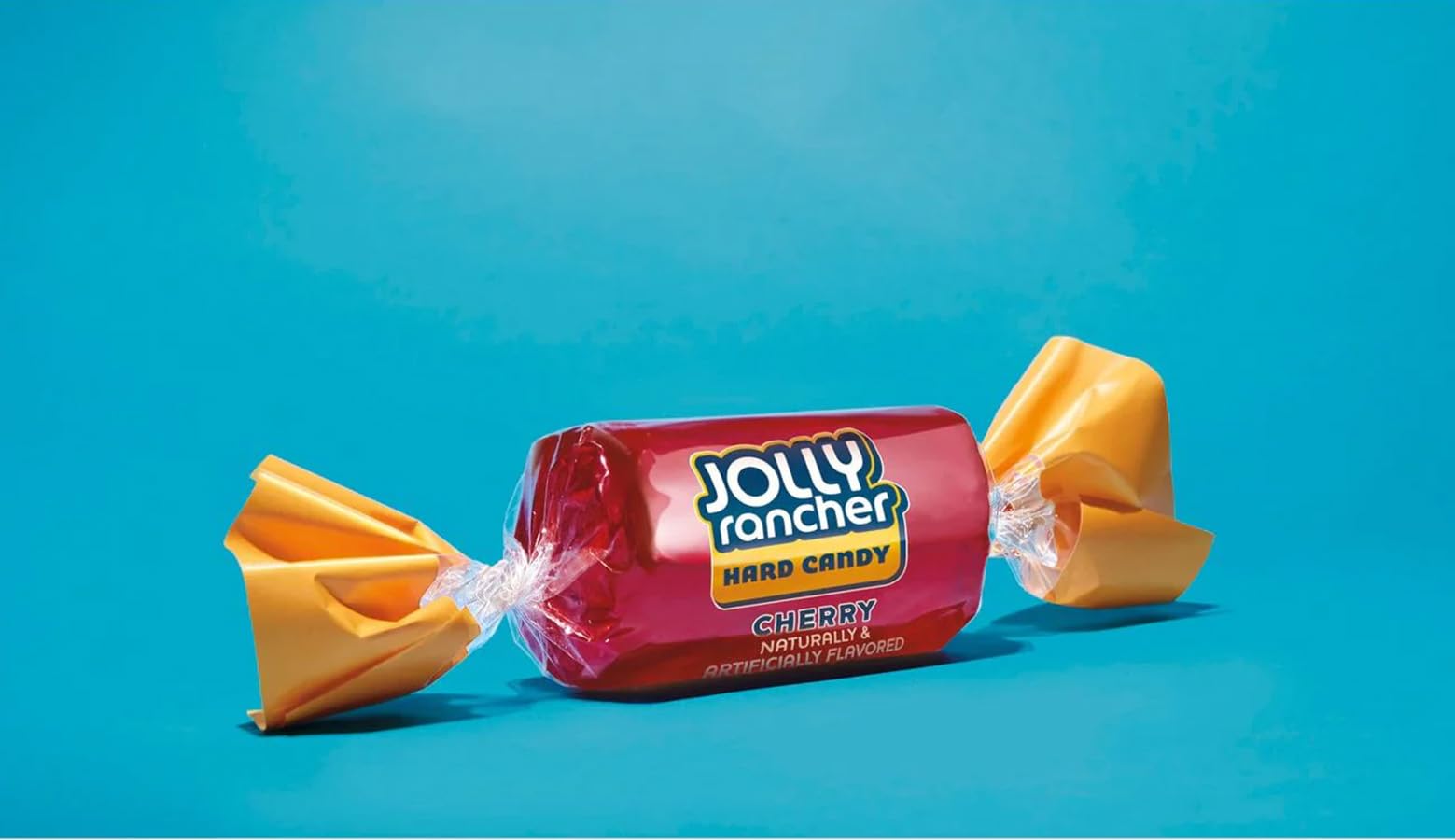 Candylish Jolly Ranchers in a clear candy dish for easy snacking and display