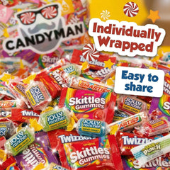 CANDYMAN individually wrapped candies detail for hygiene and easy portioning
