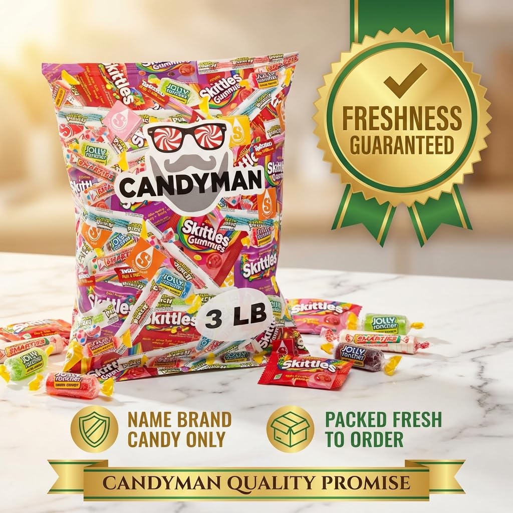 CANDYMAN candy on a party buffet table creating festive variety
