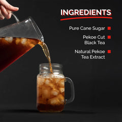 Cane Brew poured over ice in a glass highlighting refreshing taste on demand