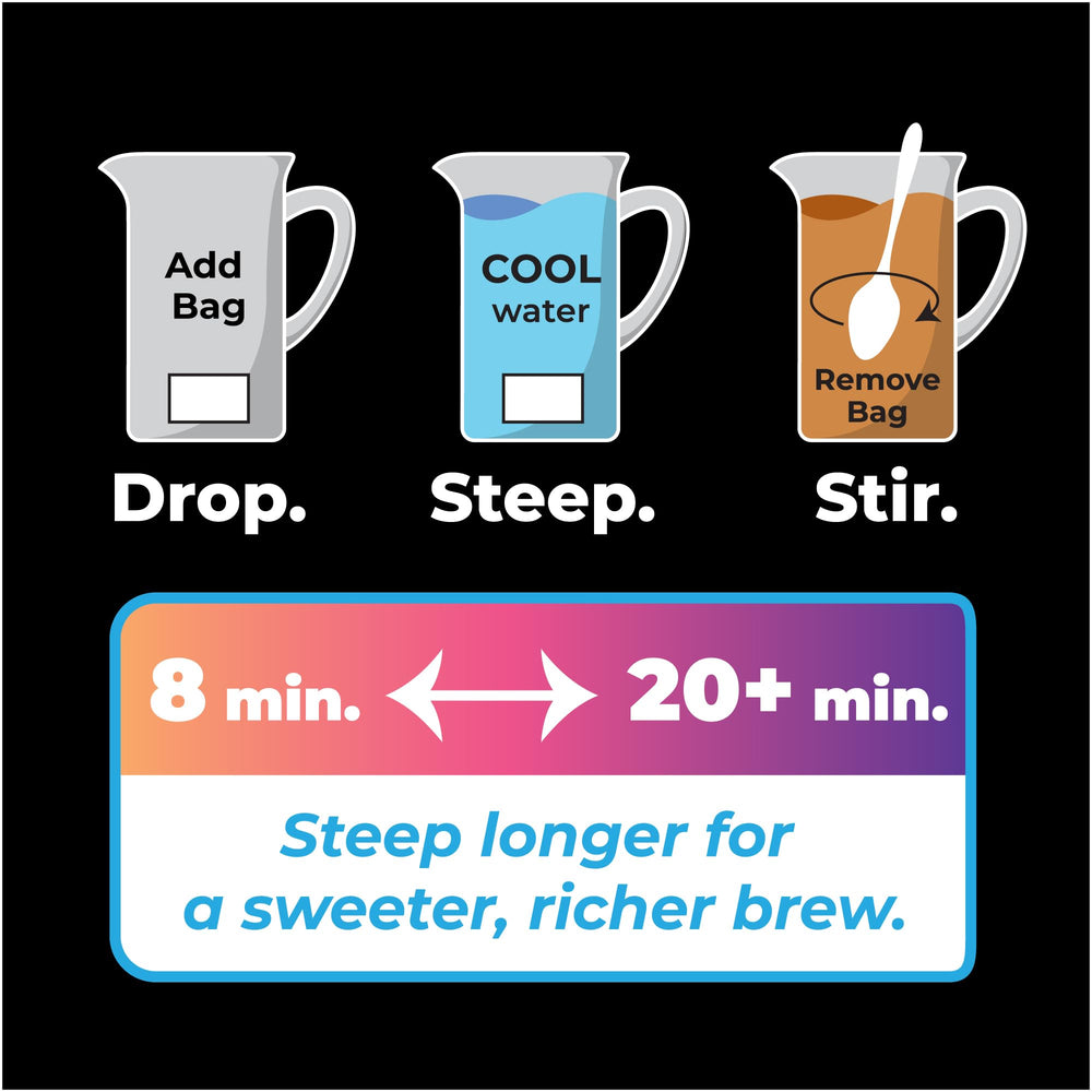 Cane Brew ingredient label zoom emphasizing all-natural cane sugar and tea