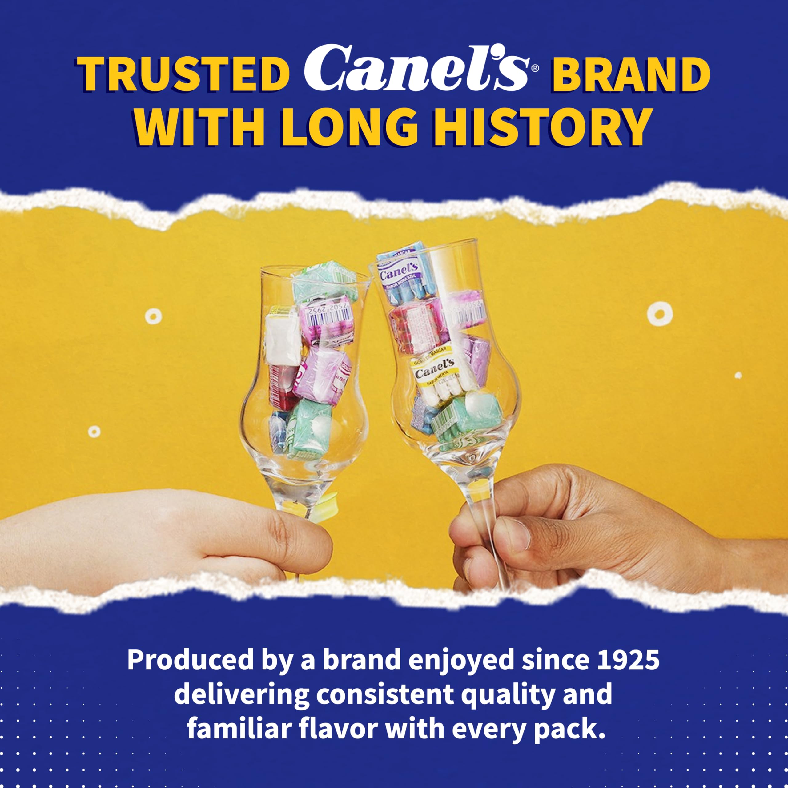Canel's pack held in hand demonstrating compact size and portability