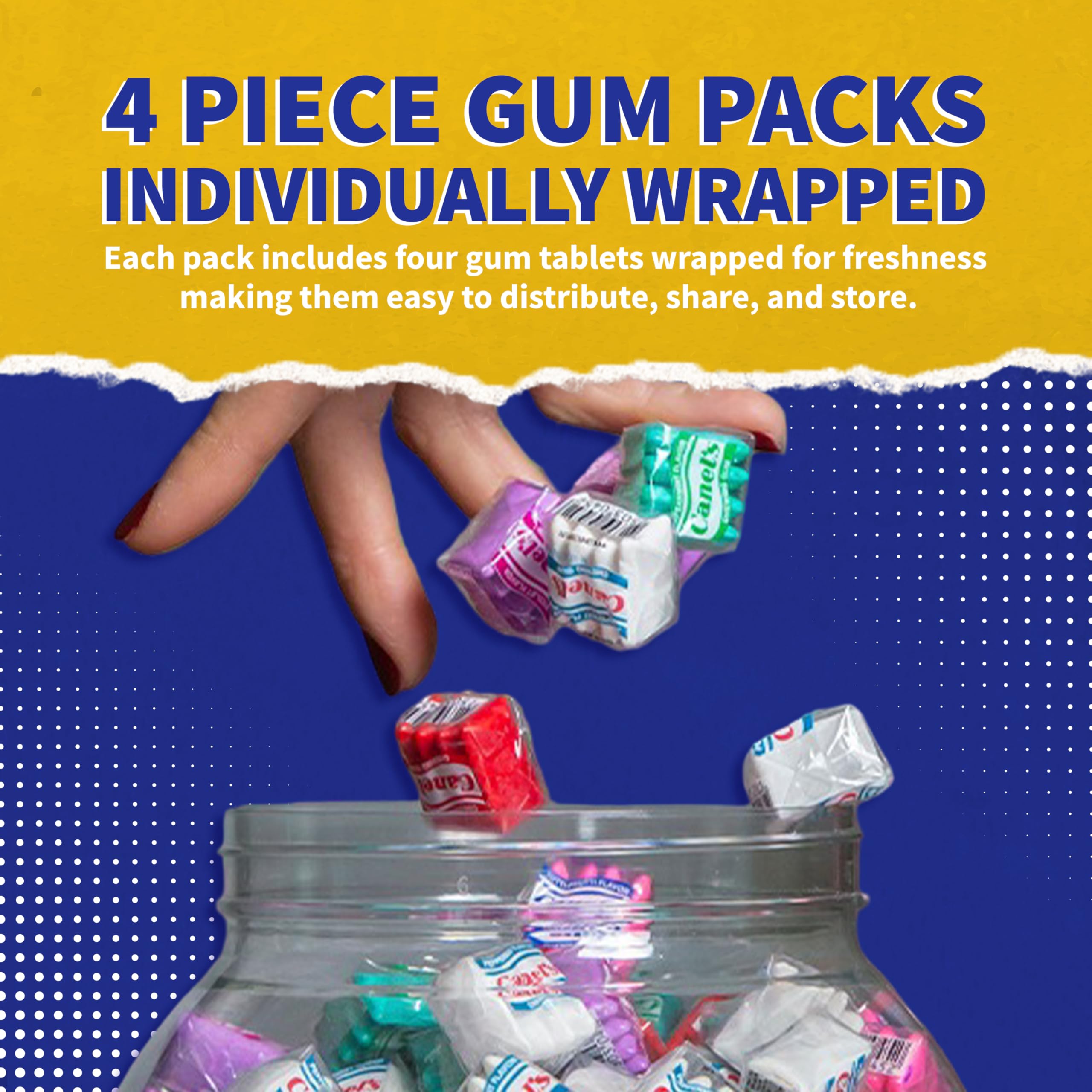 Canel's wrapped pack texture emphasizing hygiene and freshness retention