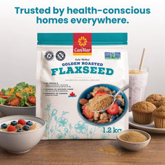 CanMar flax added to a smoothie bowl for extra fiber and flavor