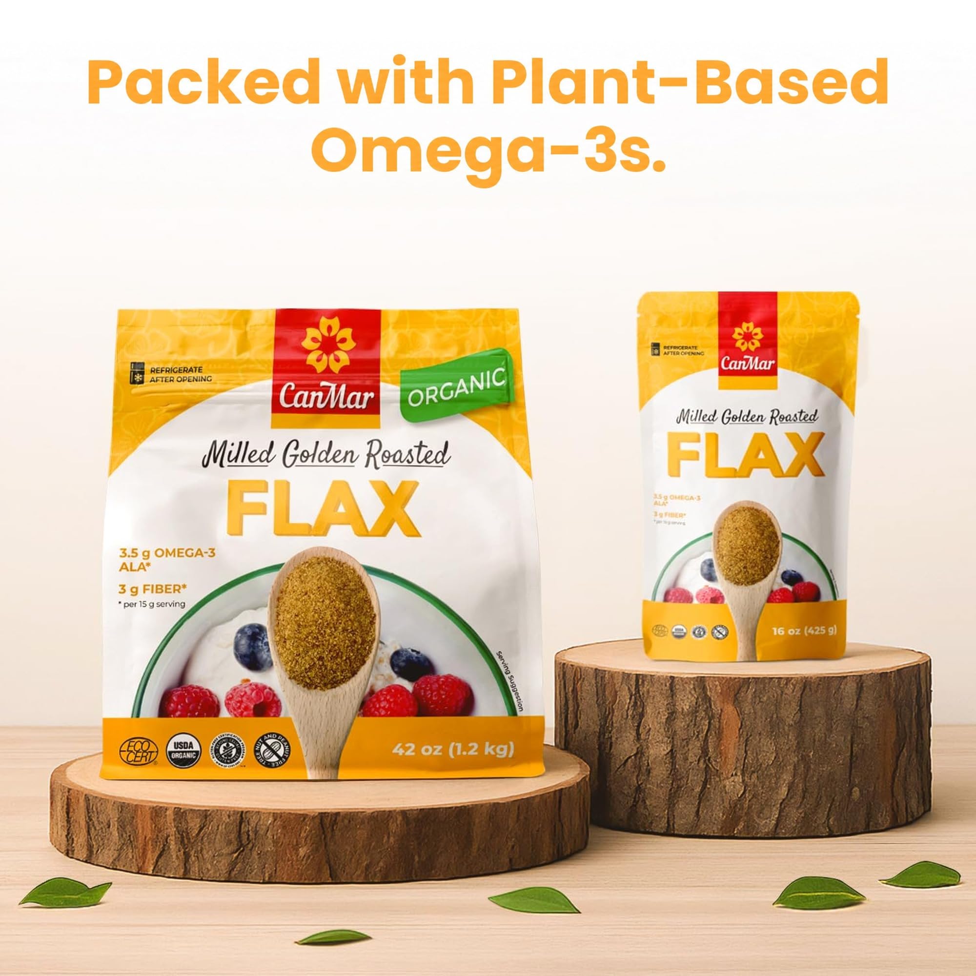 Canadian prairie farmland where CanMar golden flaxseed is grown for quality
