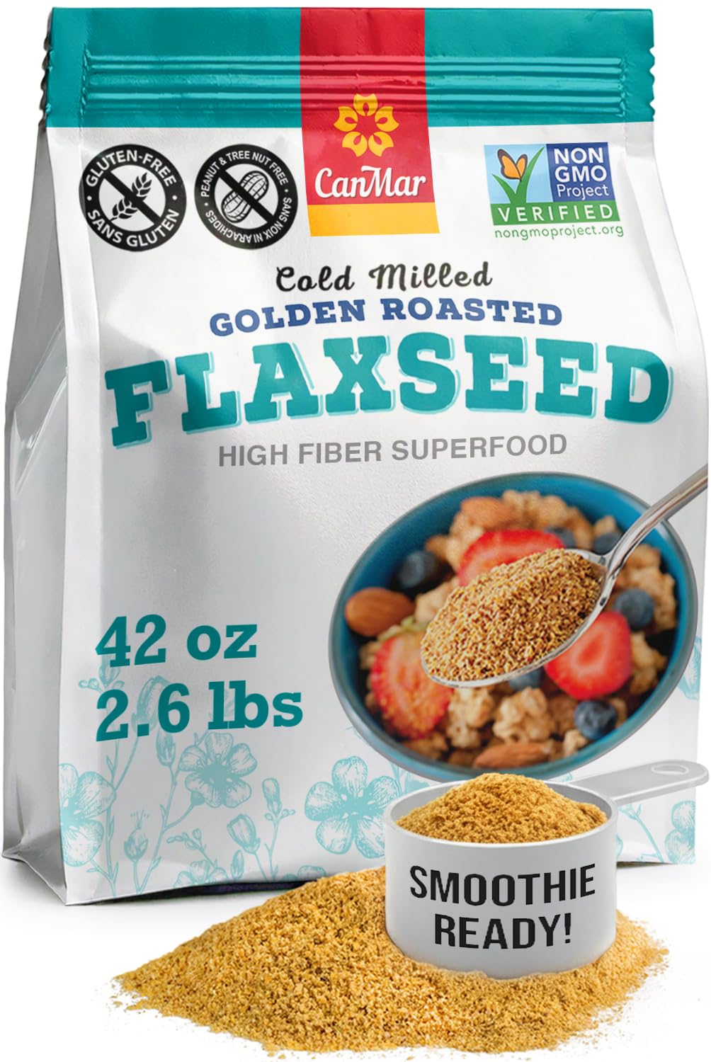 CanMar front packaging shows 42 oz bag and shelf-ready convenience