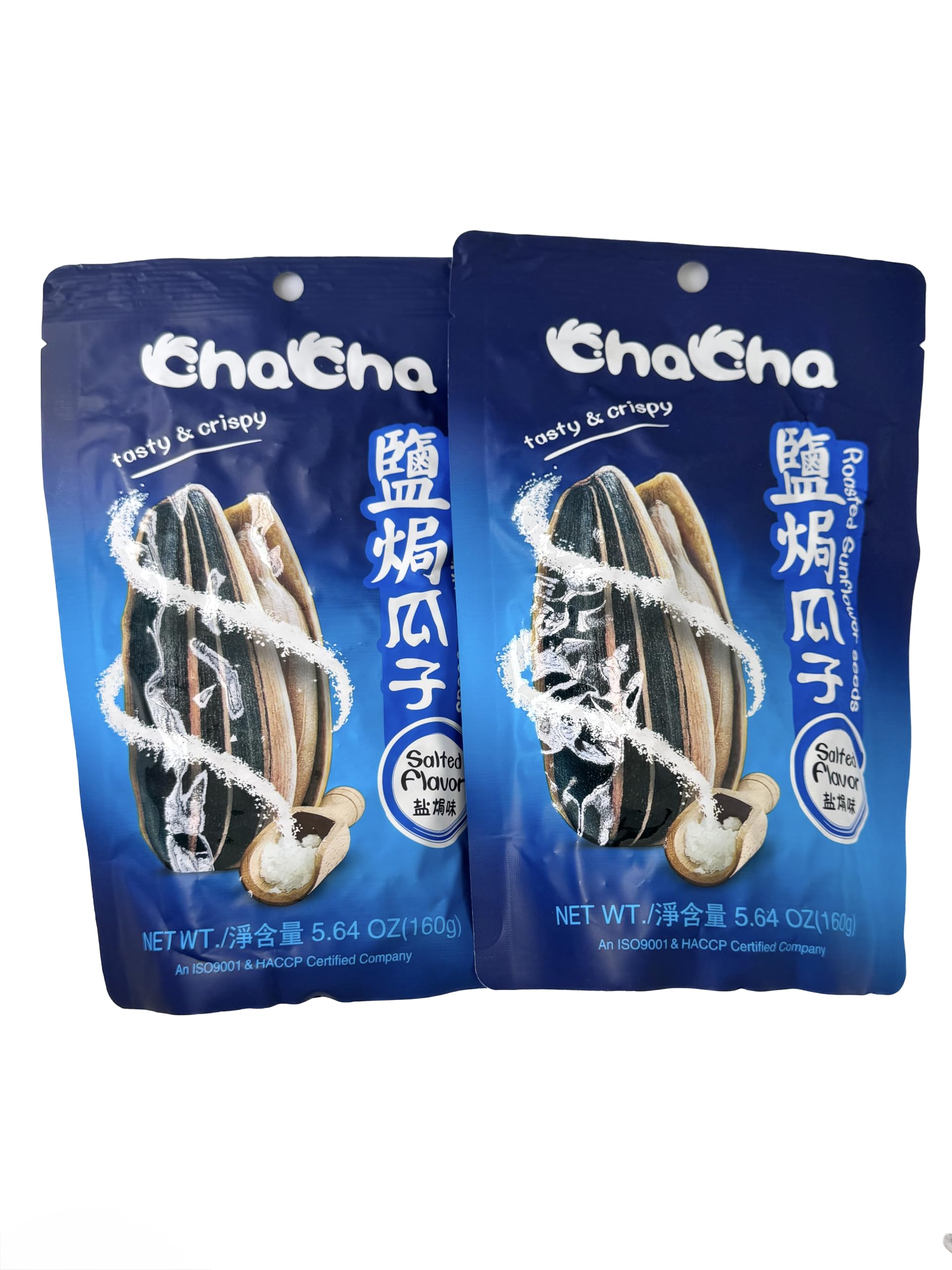 Cantina Star ChaCha front packaging showing roasted salted seeds and pack benefits