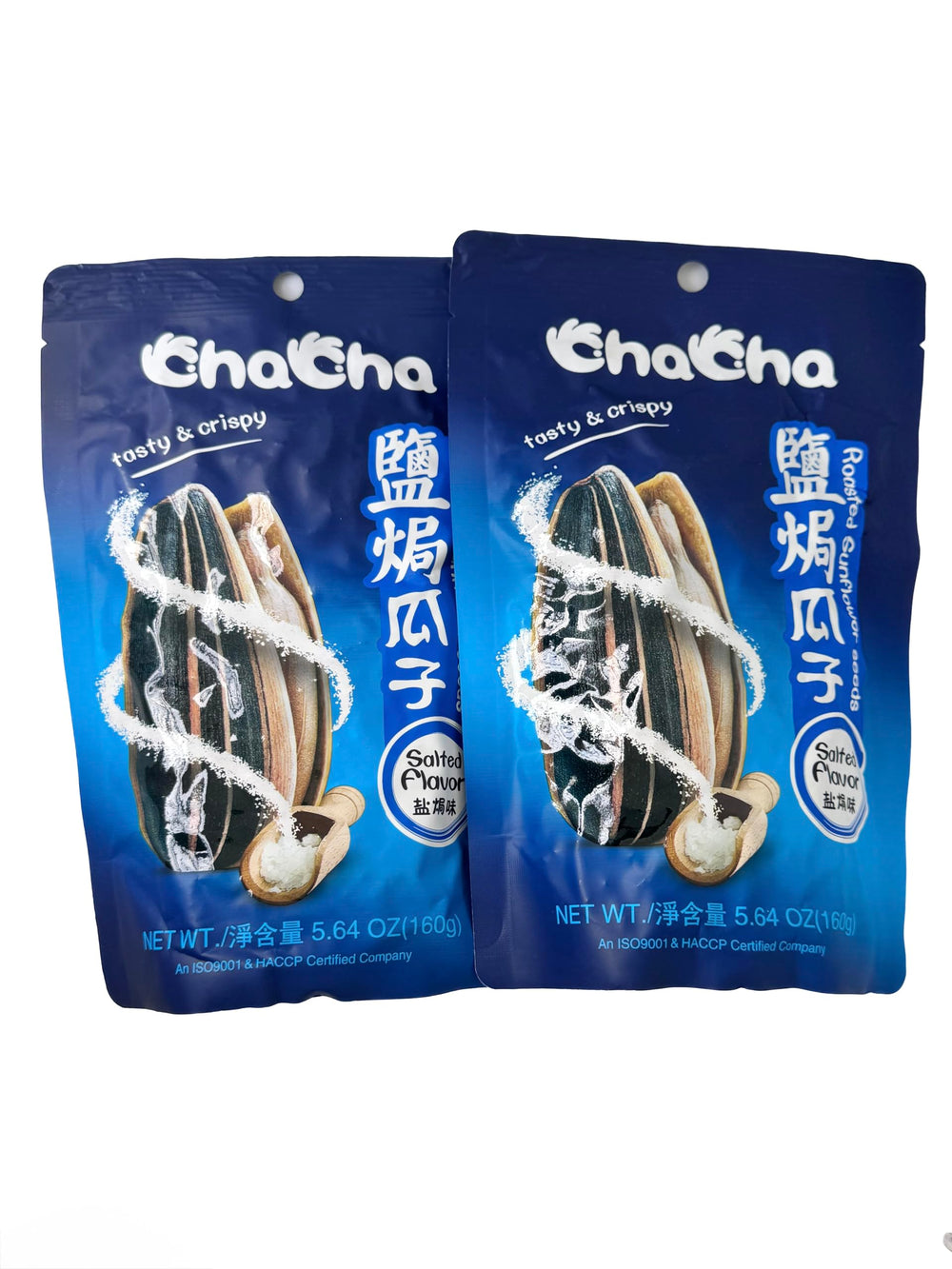 Cantina Star ChaCha front packaging showing roasted salted seeds and pack benefits