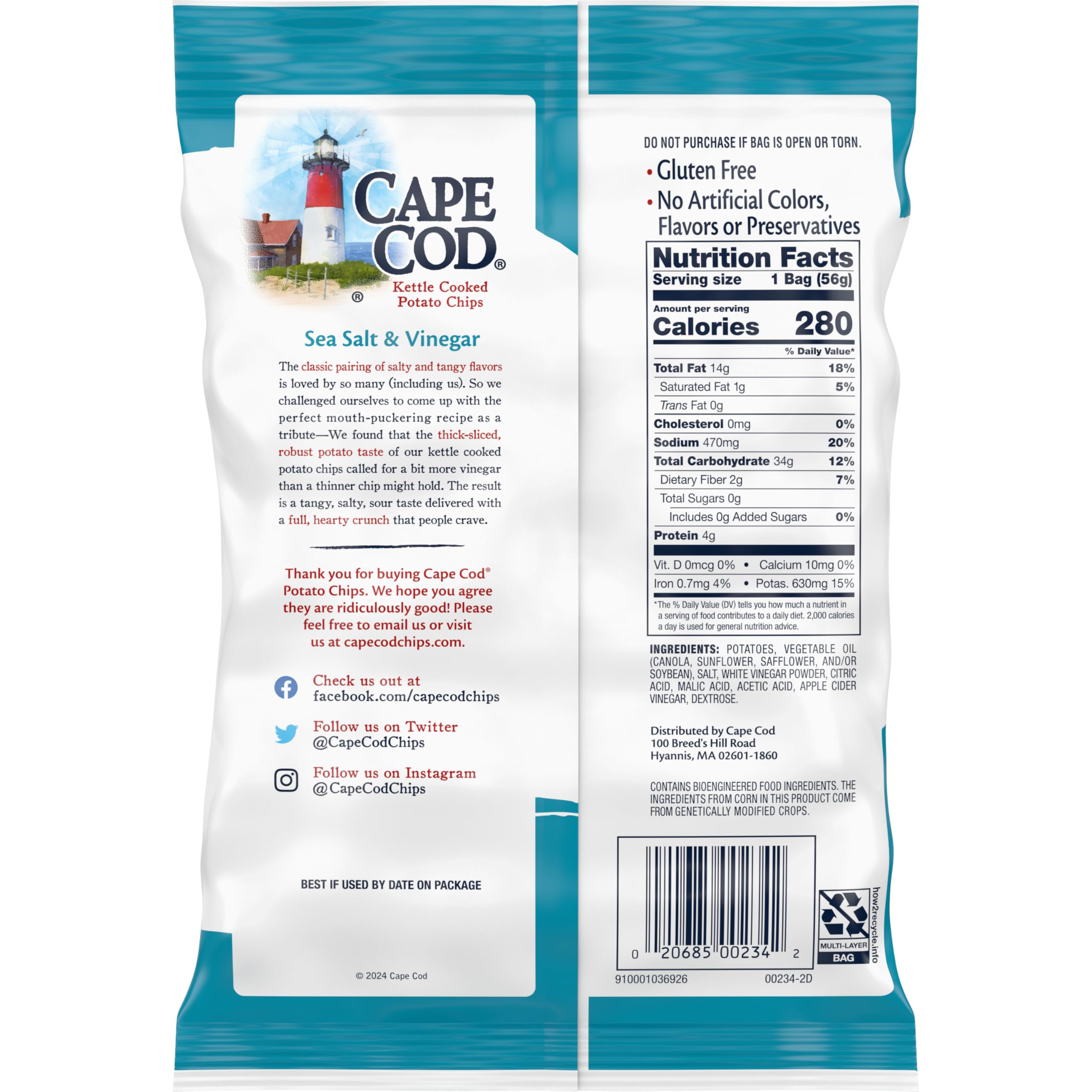Cape Cod chips beside a sandwich demonstrating ideal snack pairing convenience