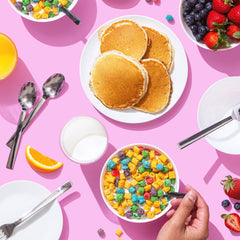 Cap'n Crunch OOPS! All Berries detail highlighting berry-forward pieces and sweet taste appeal