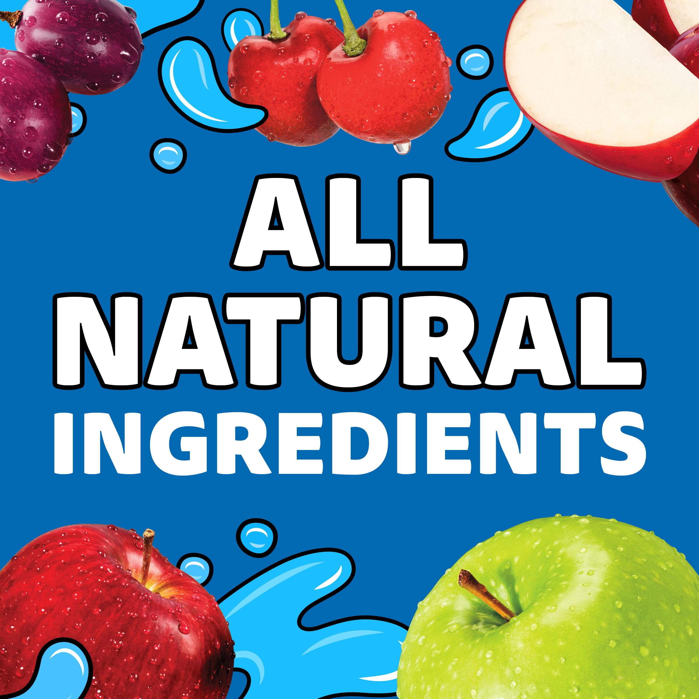 Capri Sun nutrition label close-up showing ingredients and calorie details
