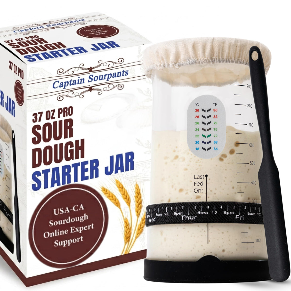Captain Sourpants front packaging showing complete starter kit and benefits