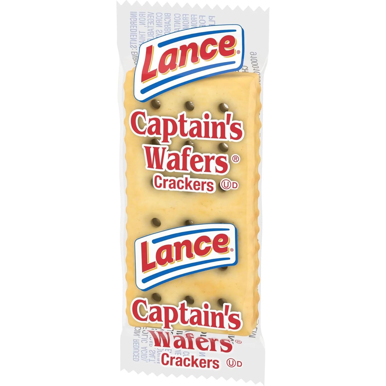 Generic Captain Wafers front packaging showing bulk count and convenience