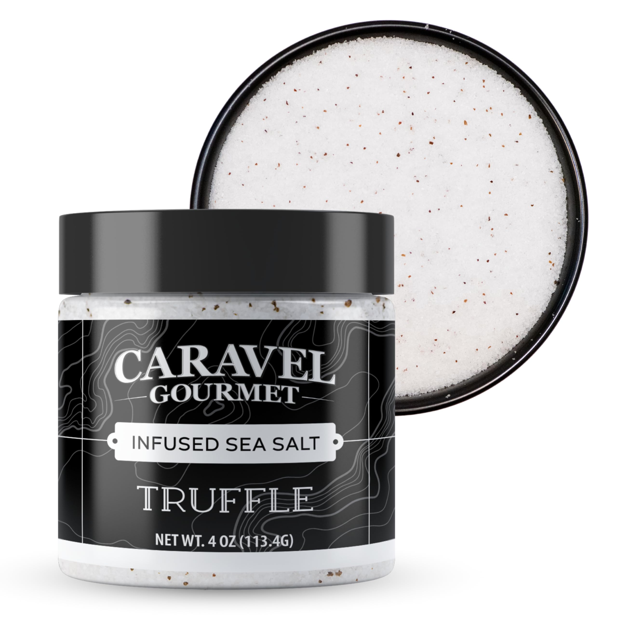 Caravel Gourmet front jar view showing elegant packaging and gourmet appeal