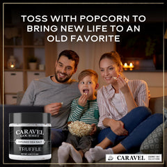 Caravel Gourmet truffle pieces close-up displaying real Italian truffle flakes